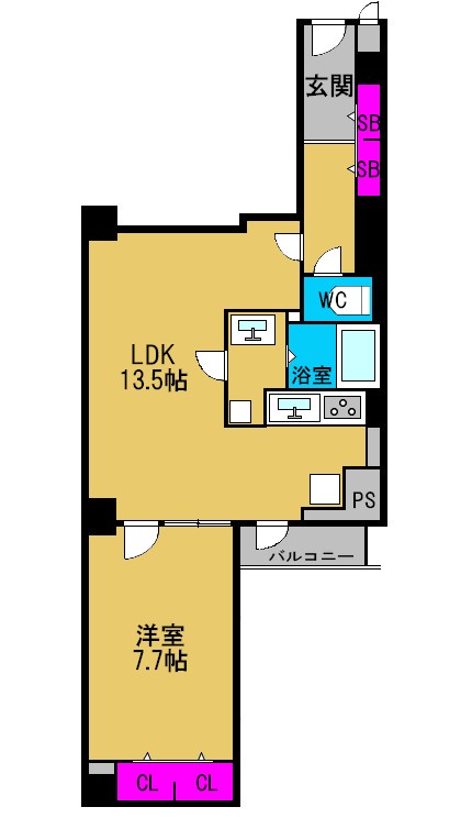 ◆南堀江スカイハイツ◆《9F》